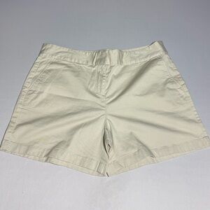 Vineyard Vines Chino Shorts Women's 14 Off-White Cream